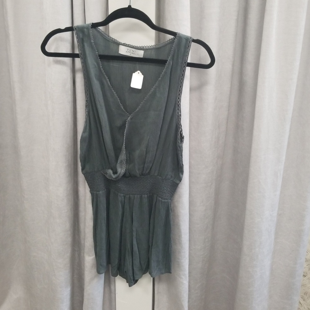 Gray romper